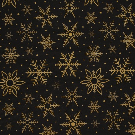 Paper Pacific, New Year's packaging "Golden Snowflakes", 50 x 66 cm.-2