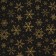 Paper Pacific, New Year's packaging "Golden Snowflakes", 50 x 66 cm.