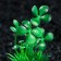 Artificial aquarium plant, 10 cm, green