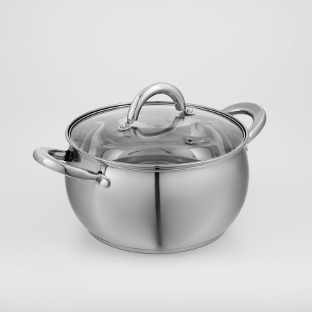 A stainless steel pan “Hyperion”, 3.5 l, D = 20 cm, with a lid