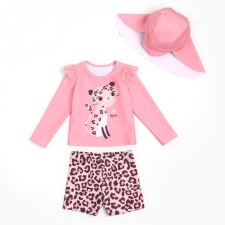 Baby swimsuit (longshit, shorts and panama) I am 