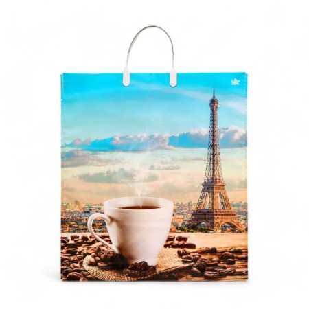 Package "Fragrant morning", plastic with a plastic pen, 40x44 cm, 100 μm
