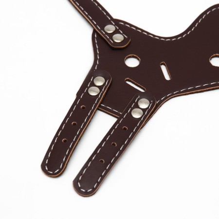 Pressed muzzle adjustable, No. 2, DN 5 cm, ohm 15-22 cm, brown-8