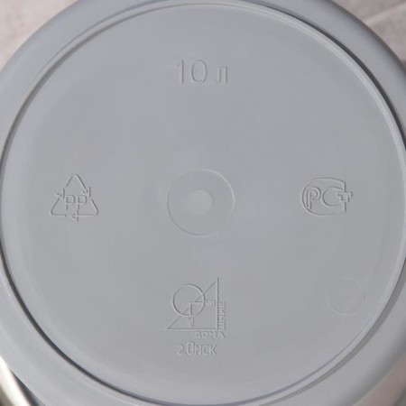 Household bucket, 10 l, color mix-3