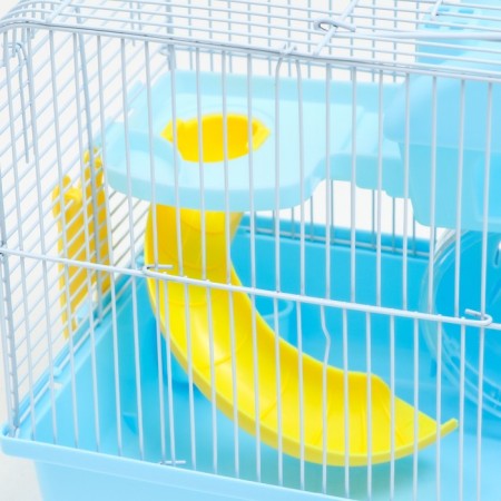 A cage for rodents "Pijon", equipped, 27 x 21 x 26 cm, blue-3