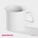 Coramic deed COFFEE BREAK, 150 ml, white color