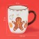 New Year's mug of the share "Ginger men", 11.6 × 8 × 10 cm