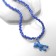Pendant "Bear" toy, blue color, 45 cm