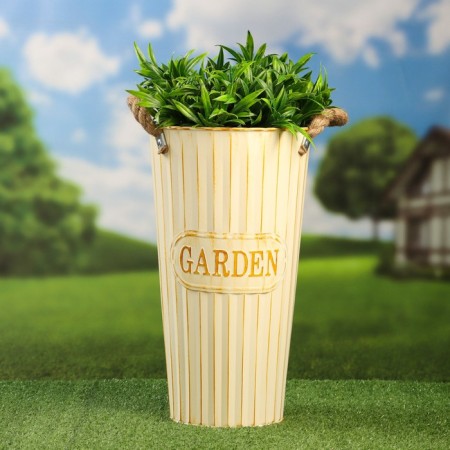 Kashpo "Garden" Milk 19x19x35cm