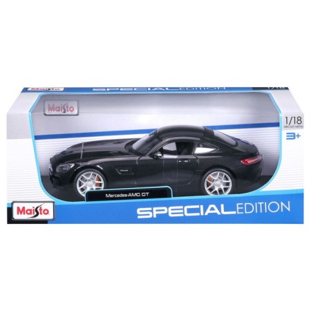 MASTO DIE-CAST MERcedes-AMG GT machine, opening doors, 1:18, black color-11