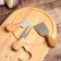 Set for feeding cheese, board of oak shares 32.5 × 20.5 × 1.5 cm, 3 knife for cheese