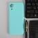 PERO cover for Samsung A03 Core, silicone, turquoise