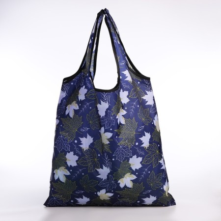 Household bag without fastening, blue color-2