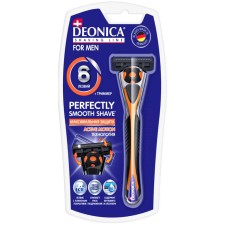 DEONICA For Men -Maxim Protection, 6 blades, with a replaceable cassette