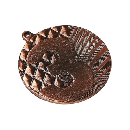 Prize medal 002 diam 5cm. 3rd place. The color of bronze. Without a tape-4