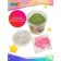 Kinetic sand "Cheburashka", with molds in a bucket, green color, 1 kg