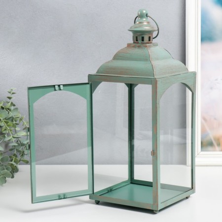 Summary Metal "Lantern - Retro" 14x14x37.5, 11x11x28 cm-4