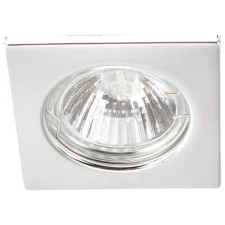 Точечный встраиваемый светильник Arte Lamp Quadratisch A2210PL-3CC, GU10, 3х50 Вт, 7.4х7.4х11 см, 1500 Лм, хром
