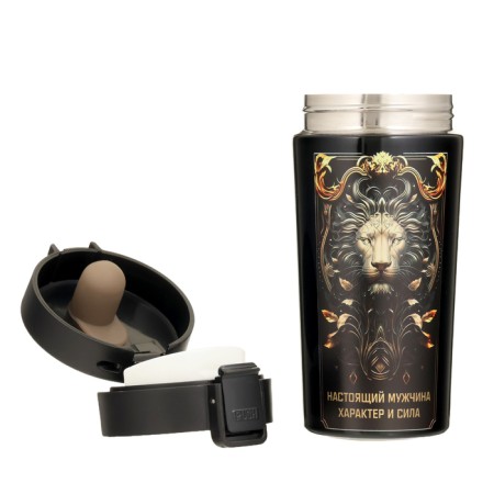 Thermal circle, 380 ml, style "real man", retains heat up to 8 hours-3