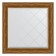 Mirror with engraving in the baguette frame, poisoned bronze 99 mm, 89x89 cm