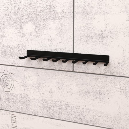 Holder for storing all types of keys to 9 seats, wall, black-1