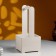 Kashpo - wooden box 13.5x13.5x30 cm light -gray Provence