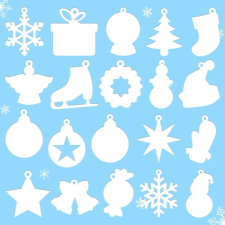 Set for creativity "Christmas toys" without application-1