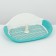 Dog toilet, 57 x 42 x 16 cm, white/blue