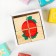 Wooden cubes "Vegetables" 4 elements, volume