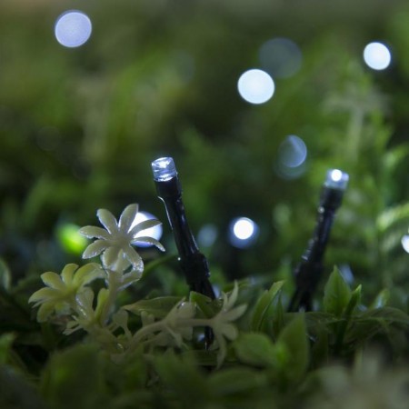 Garland “thread” 20 m, IP44, dark thread, 200 LED, white glow, 2 modes, solar battery-3