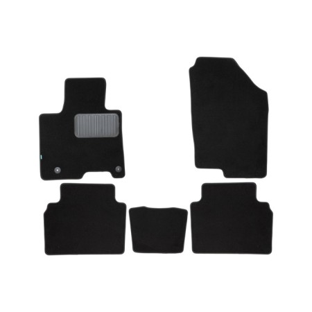 Rugs in the Premium salon for Hyundai Tucson, 2021-, crossover, 5 pcs., Textile