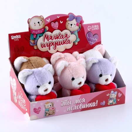 Soft toy "I love you", mix-6