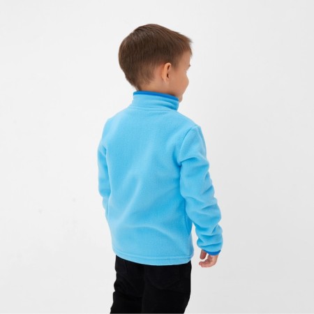 Baby sweatshirt, blue color, height 116 cm-5