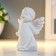 Souvenir Polystone "Snowty angel in the dress - Joy" MIX 7x5x3 cm