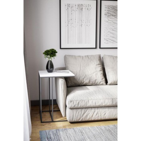 The attached Highgrets, 500 × 500 × 705 mm, metal, MDF, white color, white-2
