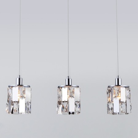 SCOPPIO lamp, 3x60W E14, chromium color