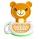 Training computer "Bear", sound, color brown