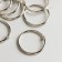 Rings for creativity (photo albums) "silver" int. D = 3.7 cm external. D = 4.3 cm nr 10 pcs