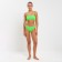 Swimsuit female separate minku plain color green, size 48