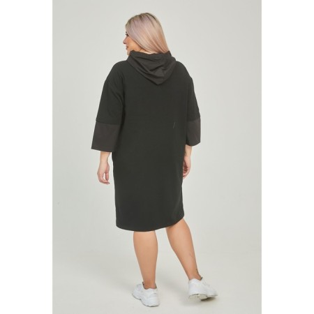 Female dress, size 62, black color-4