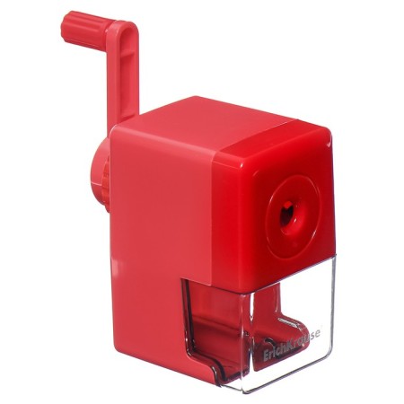 Carpet 1 Erichkrause M-Cube, with a container and the mounting mechanism to the table, a hole with a diameter of 8 mm, red-1