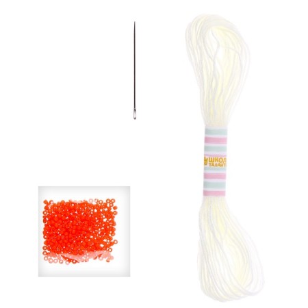 Set for creating a toy made of felt "Fox"-5