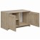 Tumbling 2-door Low Sirius, 782 × 412 × 471 mm, Sonoma oak color