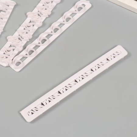 Cutters for polymer clay "Patterns" set of 4 pcs 16.8x3.2 cm 16.7x2.1 cm 18.4x2.2 cm-2