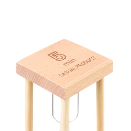 Sanding clock "Afrin", for 5 minutes, 8.5 x 4 cm, white sand-2