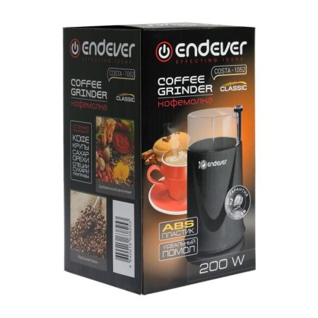 Endever Costa-1052 coffee grinder, electric, knife, 200 watts, 70 g, black-3