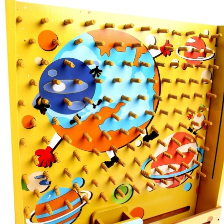 Developing game "Space meteorite" 25 balls, 43 × 29.5 × 4 cm-3