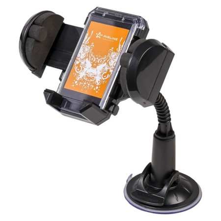Holder for phone/navigator AIRLINE AMS-U-04, on the windshield, on a long rod-1