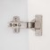 Bathroom mirror "ESHZ-550", white, 55 x 60 x 12 cm