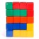 Set of colored cubes, 6 × 6 cm, 20 pieces